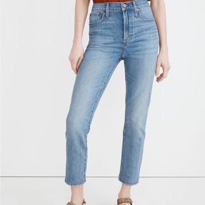 Madewell perfect vintage crop jean in clymer wash
